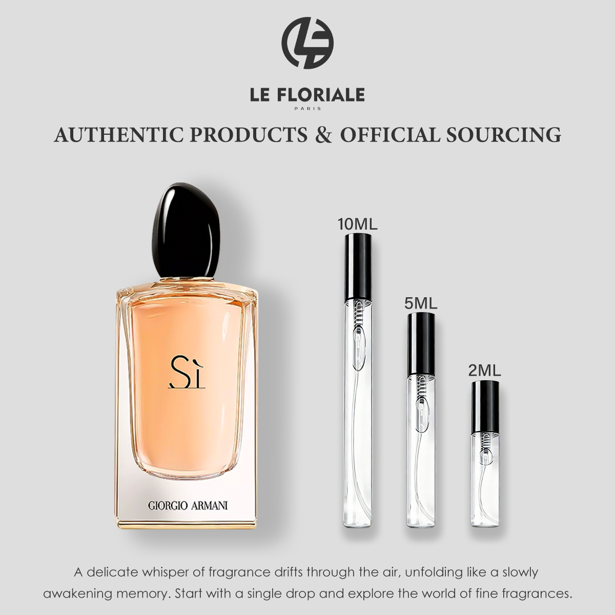 COD Giorgio Armani Sì EDP 2ml / 5ml / 10ml น้ําหอมแท้ Women's Fragrance