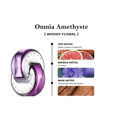 【Men's and women's perfume】Bvlgari Omnia Amethyste EDT & Rose Goldea 2ml/5ml/10ml