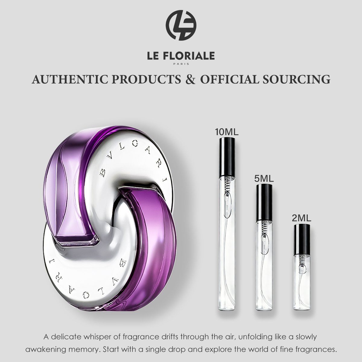 COD Bvlgari Omnia Amethyste EDT 2ml / 5ml / 10ml Women's perfume