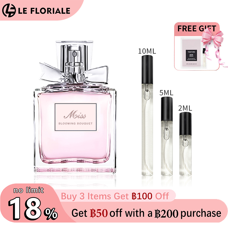 【ของแท้✓จัดส่งรวดเร็ว】Sauvage EDT & Blooming Bouquet EDT & J'adore 2ml/5ml/10ml น้ำหอมพกพา น้ําหอมชาย น้ำหอมผู้หญิง กลิ่นติดทนนาน