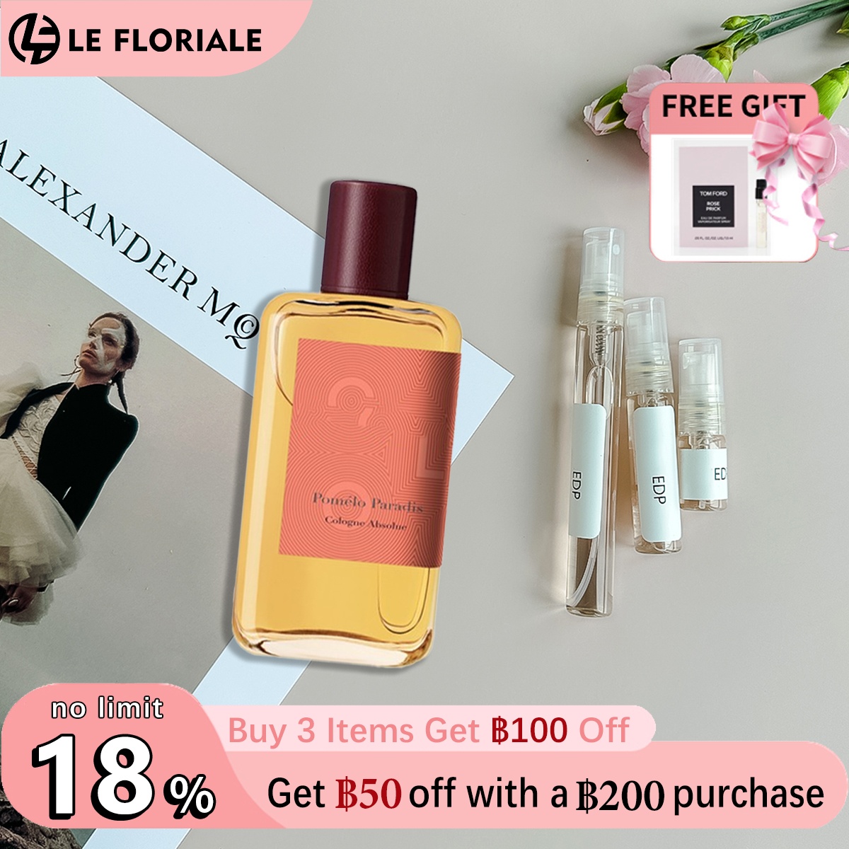 【ของแท้✓จัดส่งรวดเร็ว】Pomelo Paradis EDT 2ml / 5ml / 10ml น้ำหอมพกพา ขนาดทดลอง น้ําหอม unisex น้ําหอมมินิ