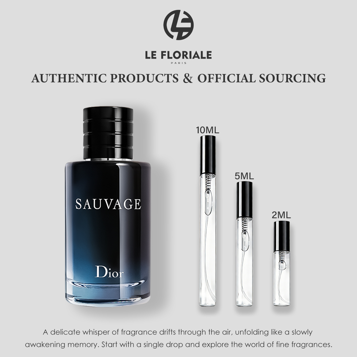 COD Dior Sauvage EDT & Blooming Bouquet EDT & J'adore 2ml/5ml/10ml Men's and women's perfume