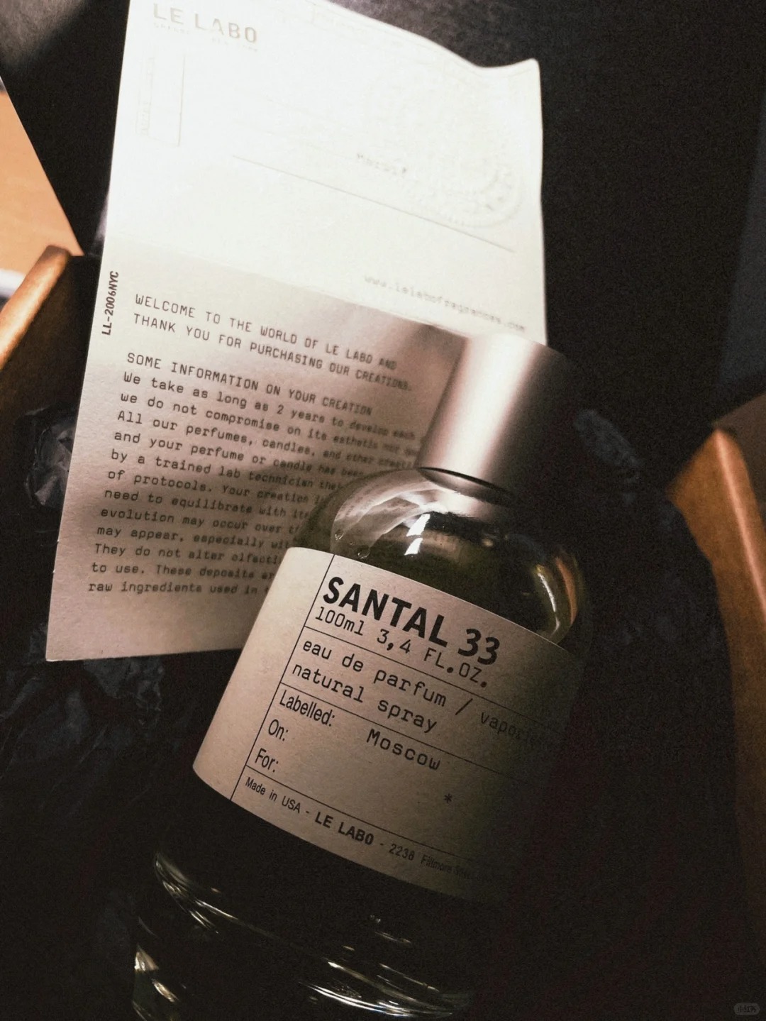 COD Le Labo Santal 33 EDP 2ml / 5ml / 10ml Unisex perfume
