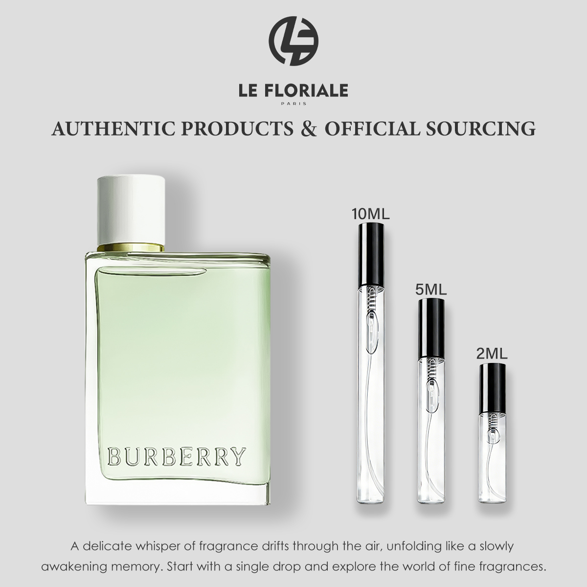 COD Burberry  Her Eau de Toilette 2ml / 5ml / 10ml Women's Fragrances