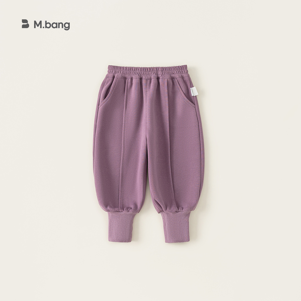 童裝寶寶褲子春秋季新款運動褲男童束腳長褲純色兒童運動褲