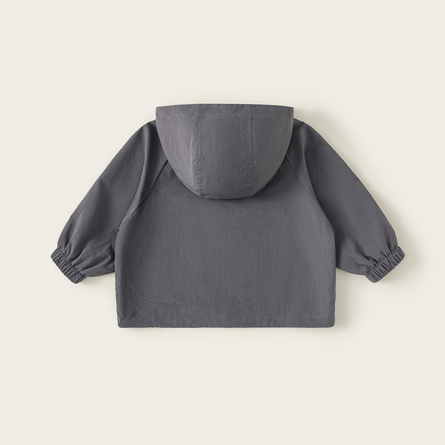 童裝兒童連帽外套春季新款男童拼色開衫春裝中小童上衣