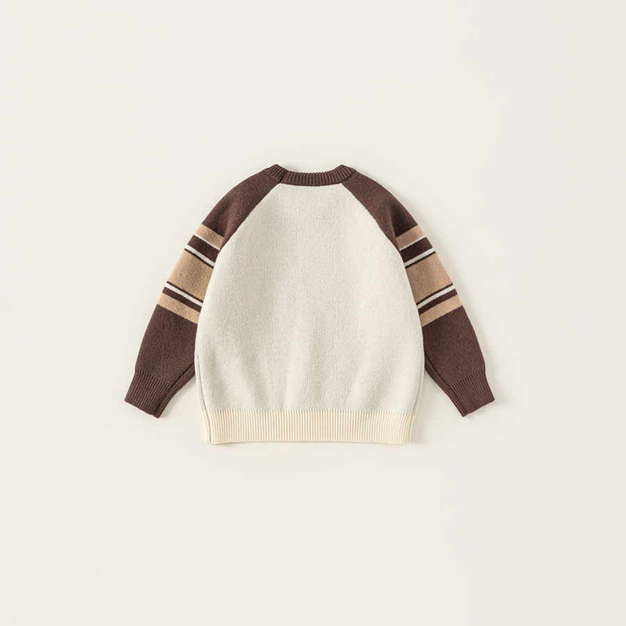 童裝秋款兒童長袖新品男童內搭中大童上衣插肩袖男孩子毛衣