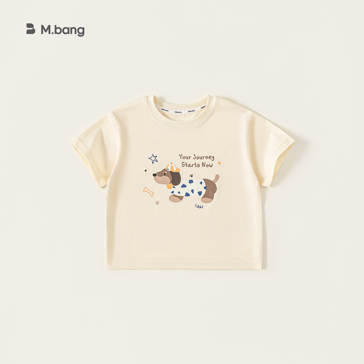 童裝童裝百搭男童T恤夏款卡通小狗女童短袖上衣潮