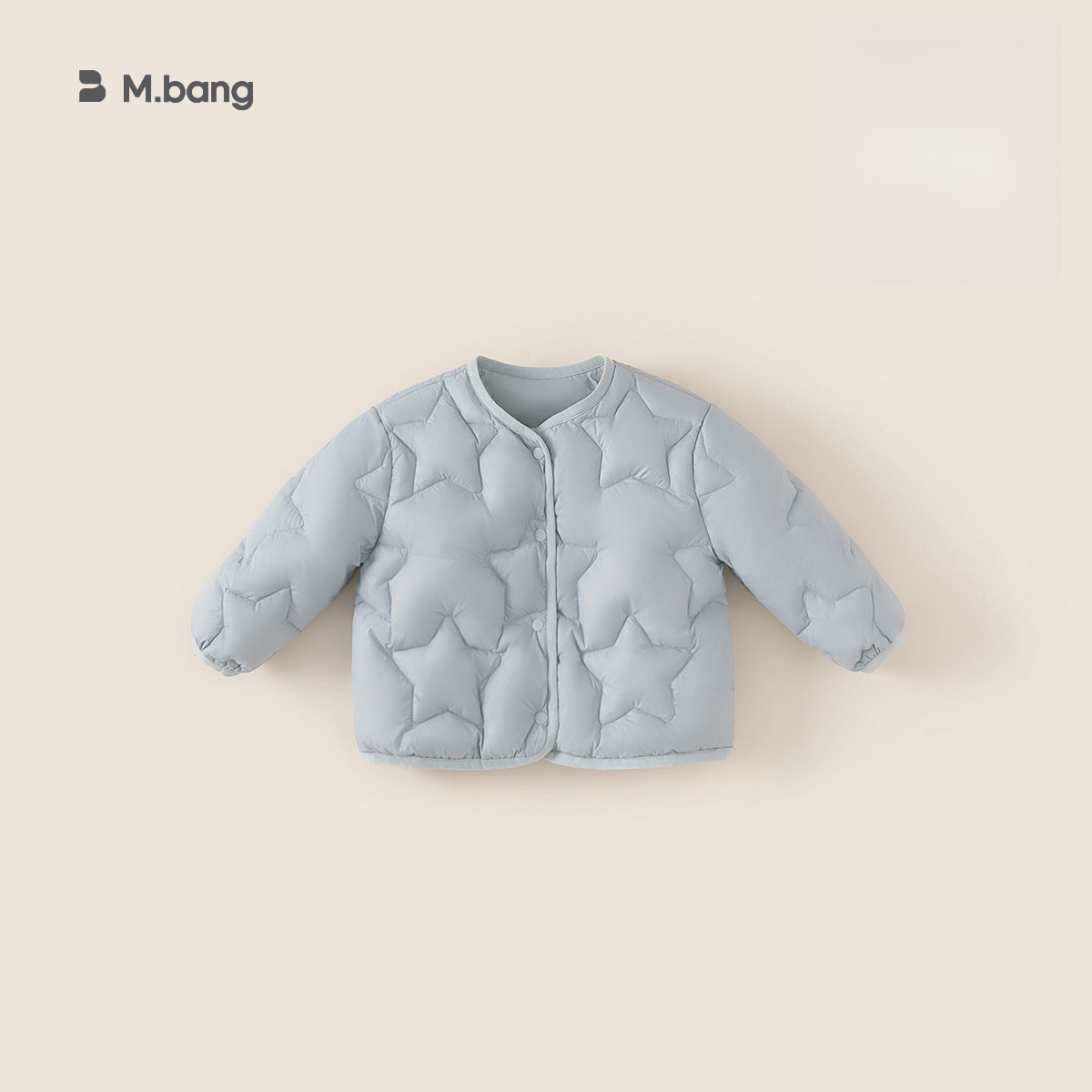 童裝兒童輕薄羽絨服冬季新款純色女寶寶衣服白鴨絨男童外套