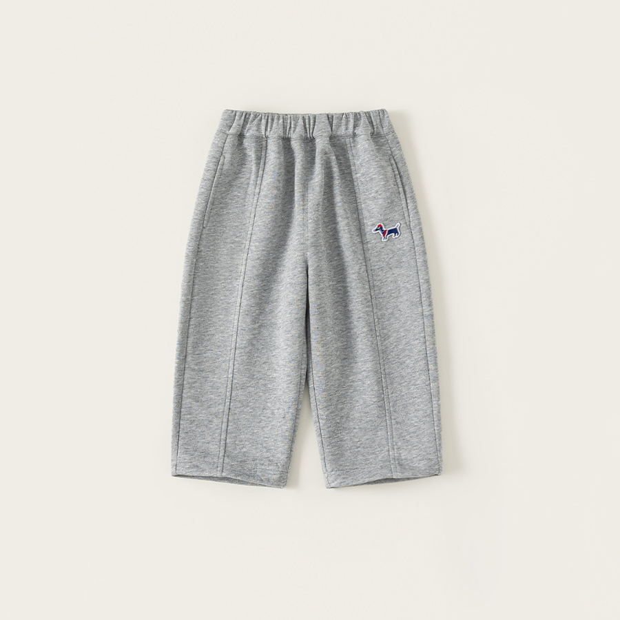 童裝女童長褲春季新品卡通兒童直筒褲小童衛褲百搭男童褲子