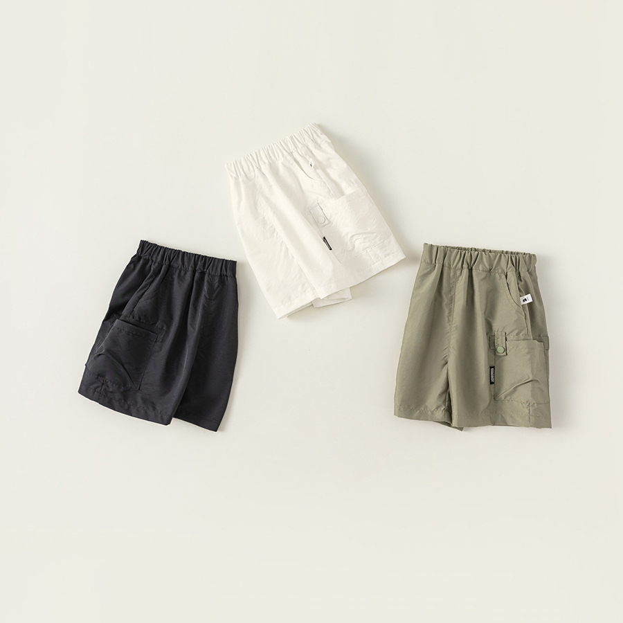 童裝男童五分褲兒童工裝褲寶寶休閒中褲寬鬆夏裝外出服