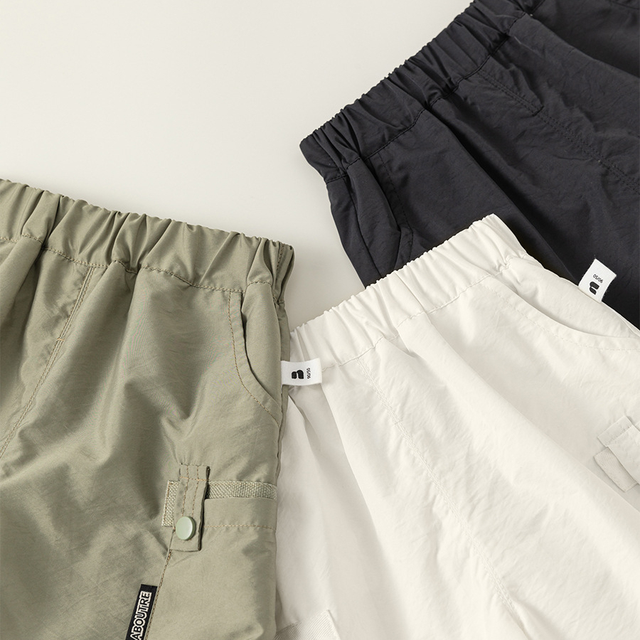 童裝男童五分褲兒童工裝褲寶寶休閒中褲寬鬆夏裝外出服