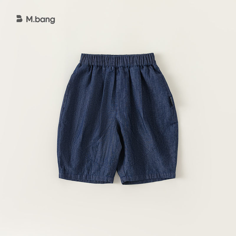 童裝男童褲子休閒兒童牛仔褲夏季外穿寶寶短褲寬鬆潮