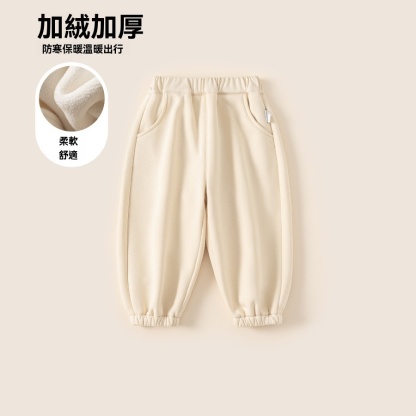 童裝中小童冬款兒童褲子新品女孩子休閒褲束腳衛褲男童長褲