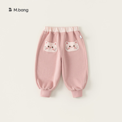 童裝女童衛褲春季新品中小童束腳褲時尚寶寶運動長褲