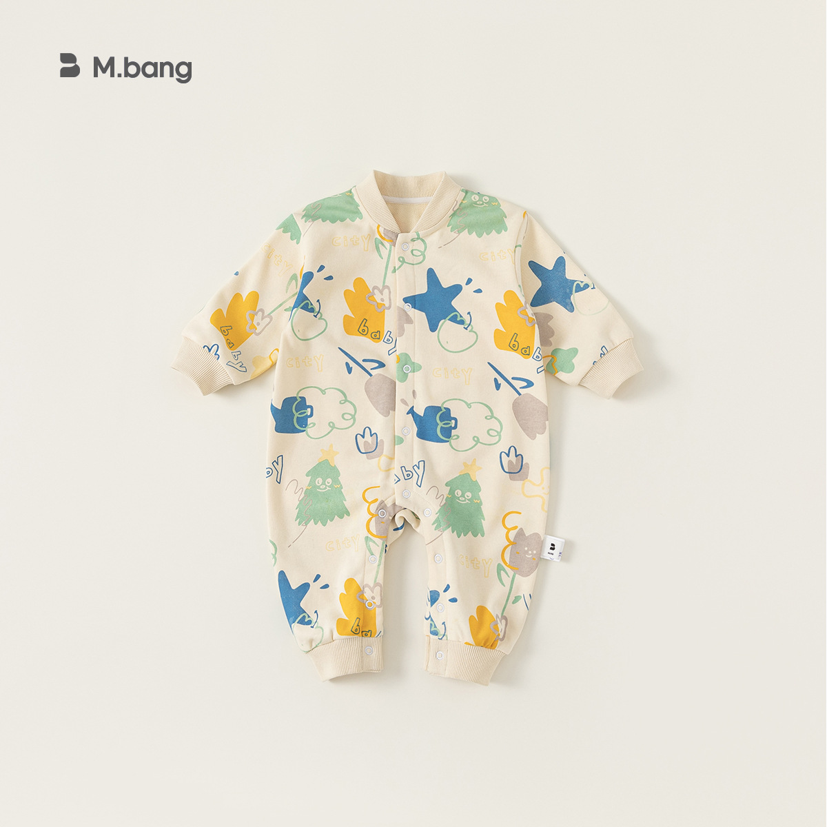 童裝兒童連體衣韓版嬰幼童衣服春裝新品寶寶卡通爬服外出服