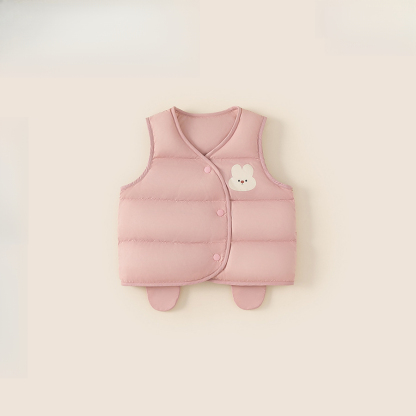 童裝男童羽絨馬甲秋冬嬰兒女寶寶坎肩羽絨服背心馬夾保暖外套