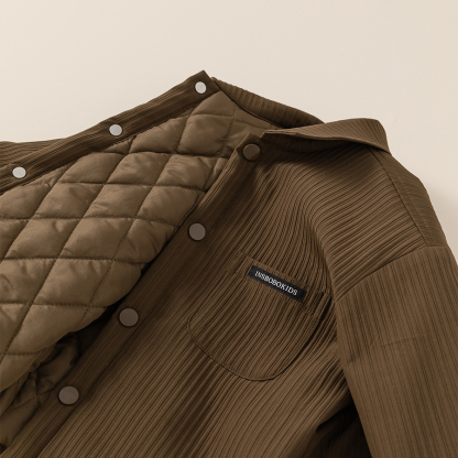 童裝男童襯衫外套冬季長袖冬季兒童加厚保暖襯衣上衣秋冬新款