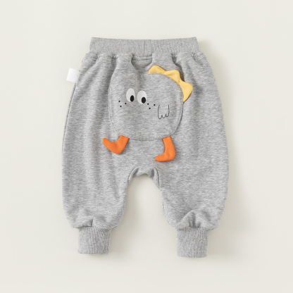 童裝嬰幼童卡通PP褲春秋裝新品寶寶休閒褲兒童褲子