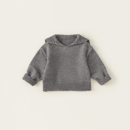 童裝女童純色針織毛衣秋季新款套頭衫中小童大翻領毛線衣兒童