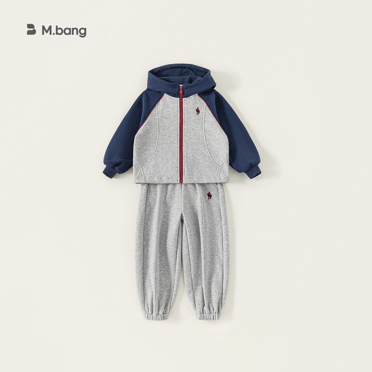 童装秋款新品中大童衣服休闲运动服男孩子卫衣两件套男童套装