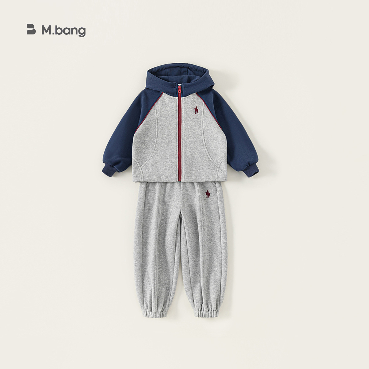 童装秋款新品中大童衣服休闲运动服男孩子卫衣两件套男童套装