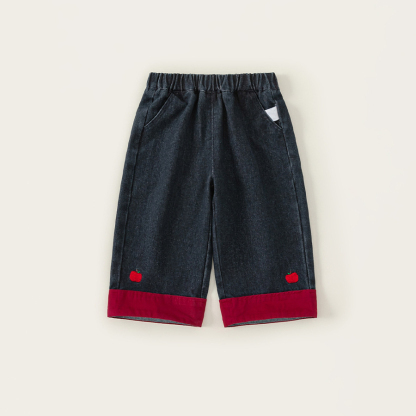 童裝女童牛仔褲年春季兒童直筒褲中小童百搭男童休閒褲子