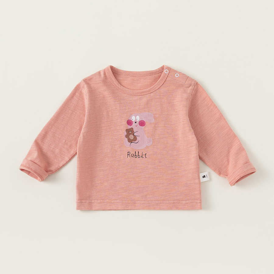 童裝兒童圓領T恤嬰童卡通印花上衣2025春裝寶寶套頭衫