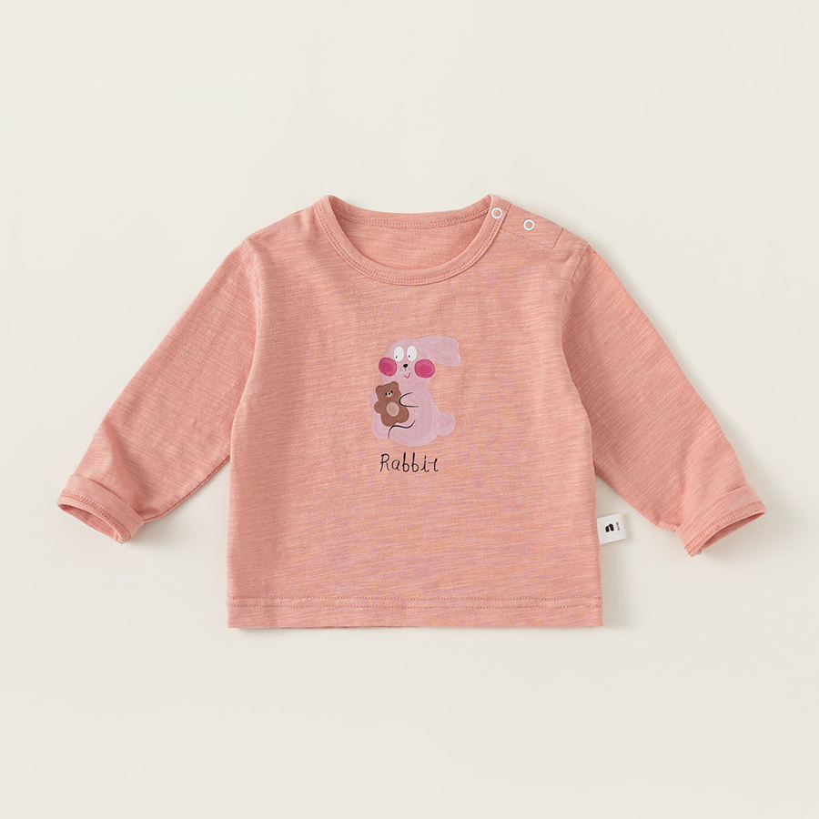 童裝兒童圓領T恤嬰童卡通印花上衣2025春裝寶寶套頭衫