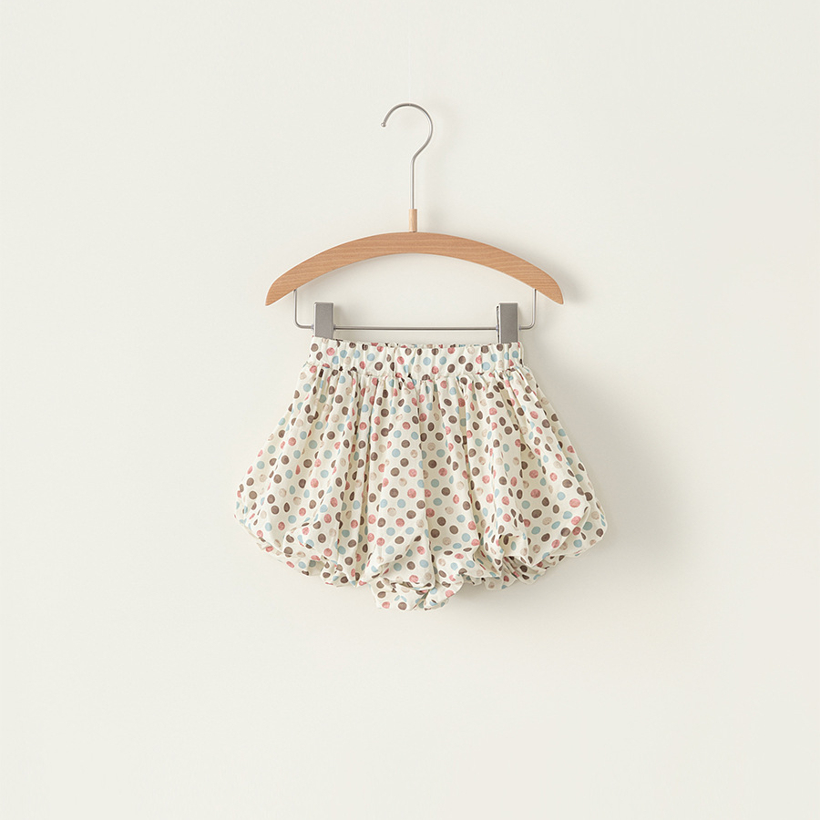 童裝韓版女童波點花苞褲兒童夏裝褲子女童短褲外穿洋氣