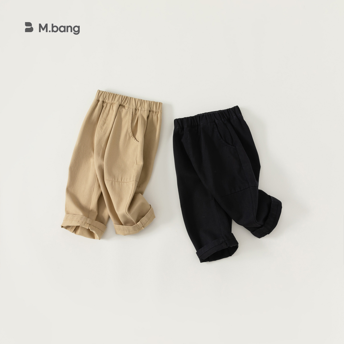 童裝男童休閒褲秋季簡約女童長褲百搭哈倫褲兒童褲子