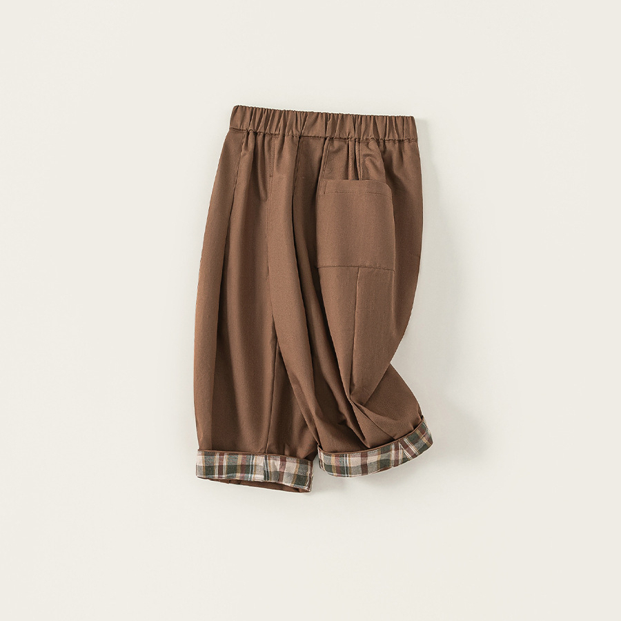 童裝男童褲子秋季新款兒童休閒褲女童褲子洋氣兒童衣服