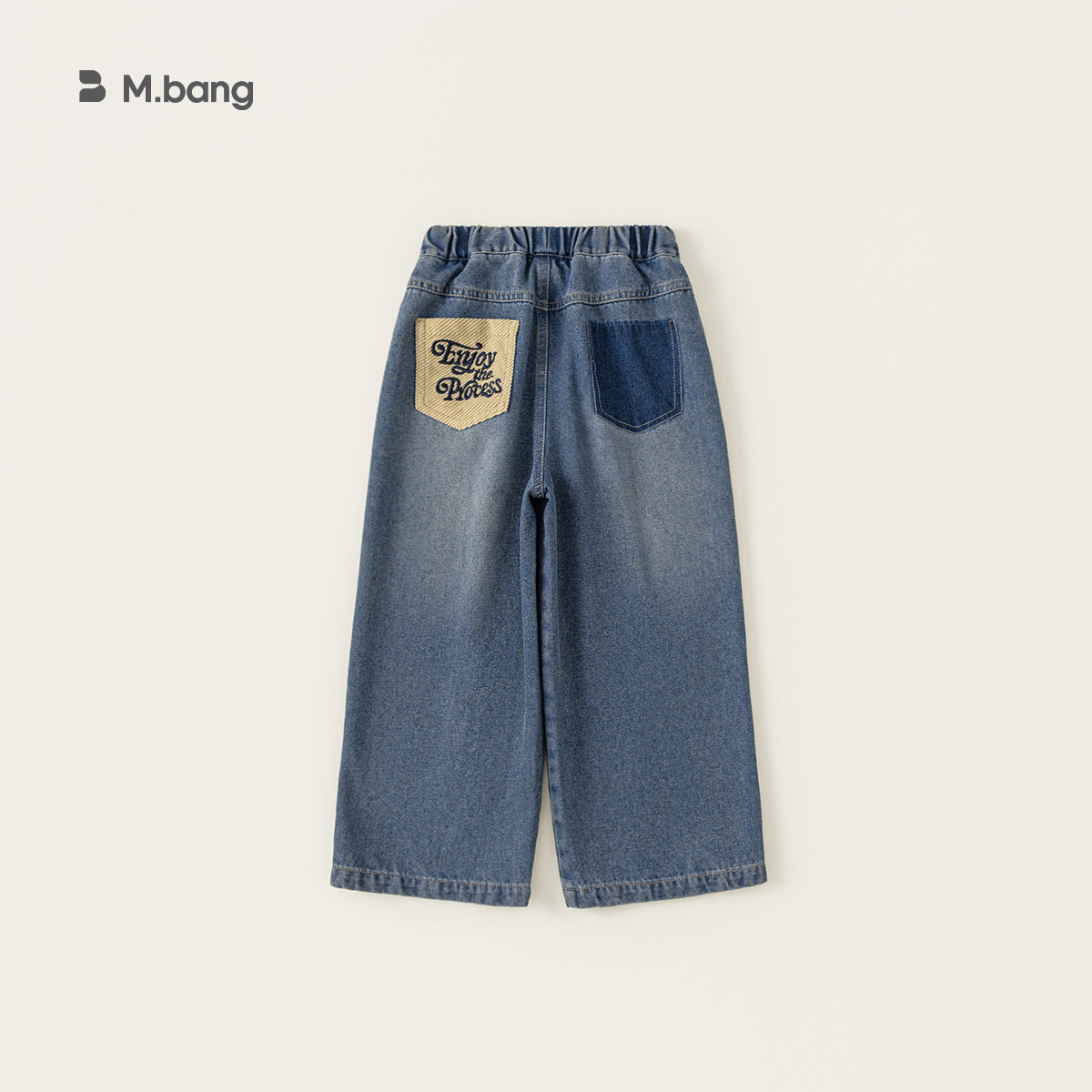 童裝秋裝兒童褲子新款秋季百搭直筒褲女童寬鬆牛仔褲長褲