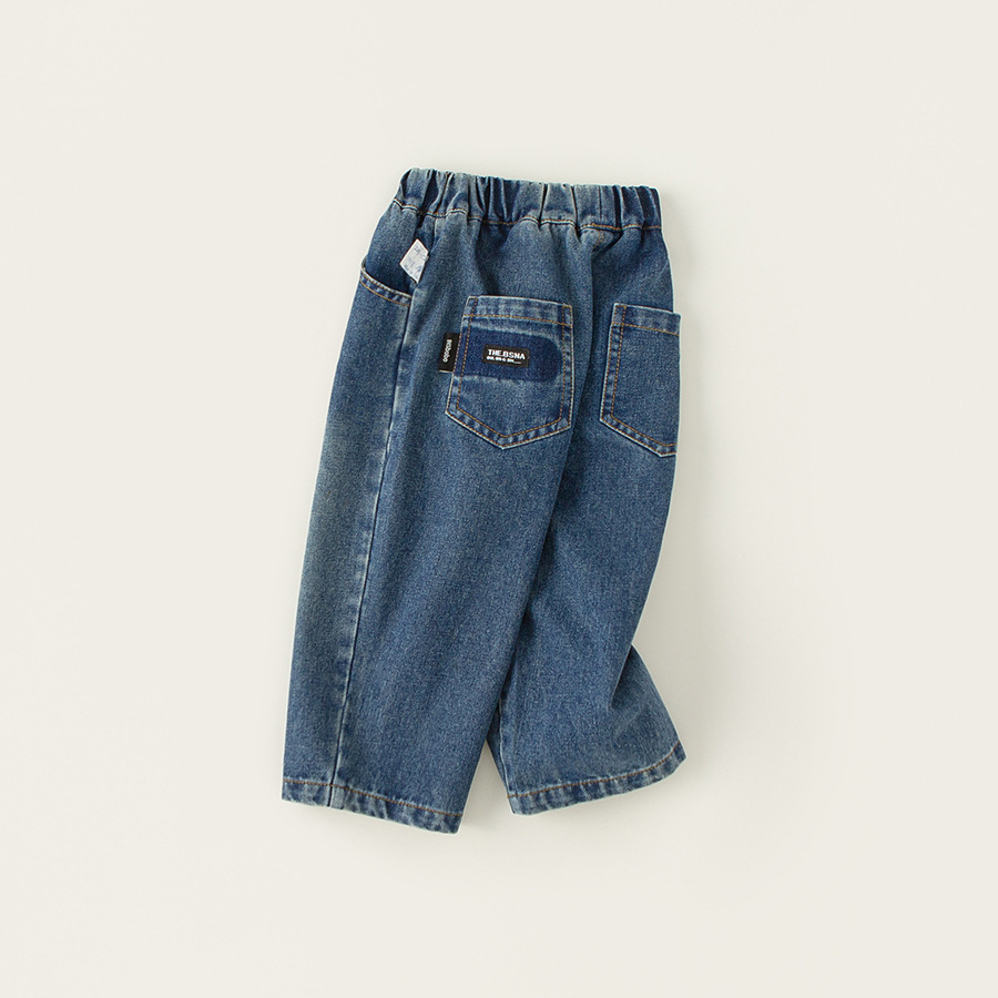 童裝兒童春裝牛仔褲新款男童褲子中小童洋氣百搭休閒長褲