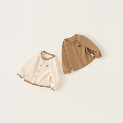 童裝秋季2025新款初秋寶寶衣服外套兒童長袖針織開衫上衣秋裝