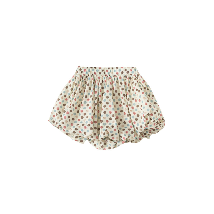 童裝韓版女童波點花苞褲兒童夏裝褲子女童短褲外穿洋氣
