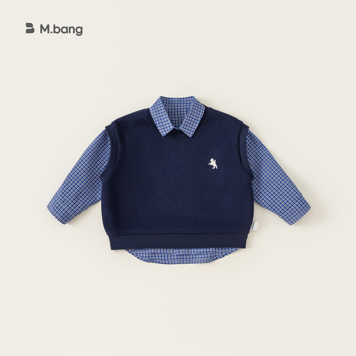 童裝秋季襯衫寶寶衣服兒童秋裝馬甲上衣二件套潮男童套裝