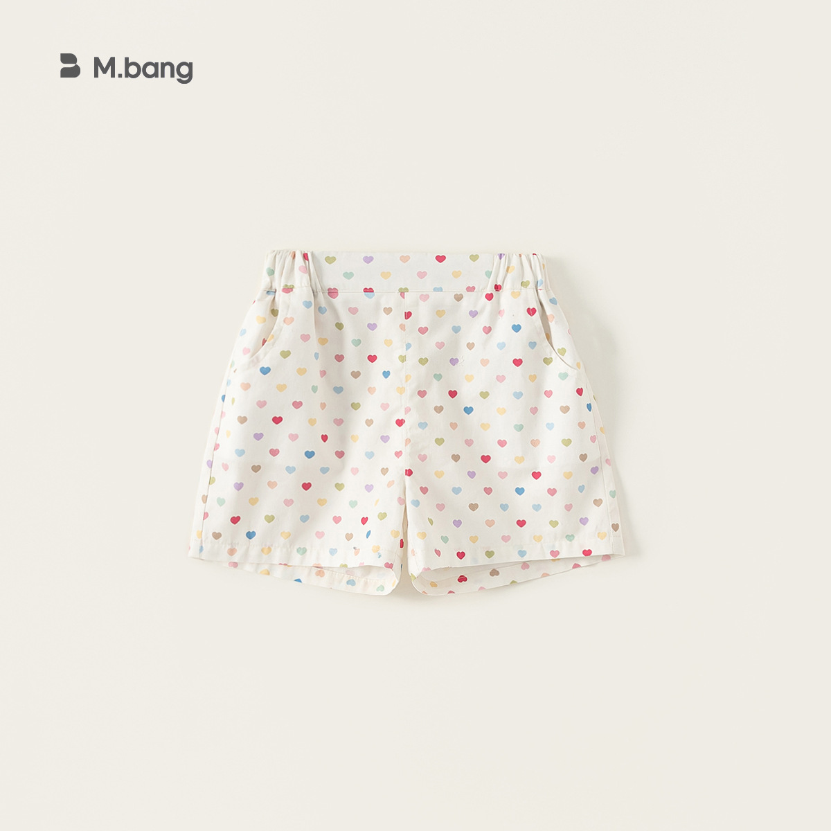 童裝女童夏季休閒短褲豹紋斑馬紋彩色圓點三色透氣速幹短褲