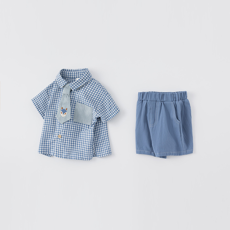 童裝男童夏裝套裝帥氣寶寶洋氣短袖韓版童裝潮休閒