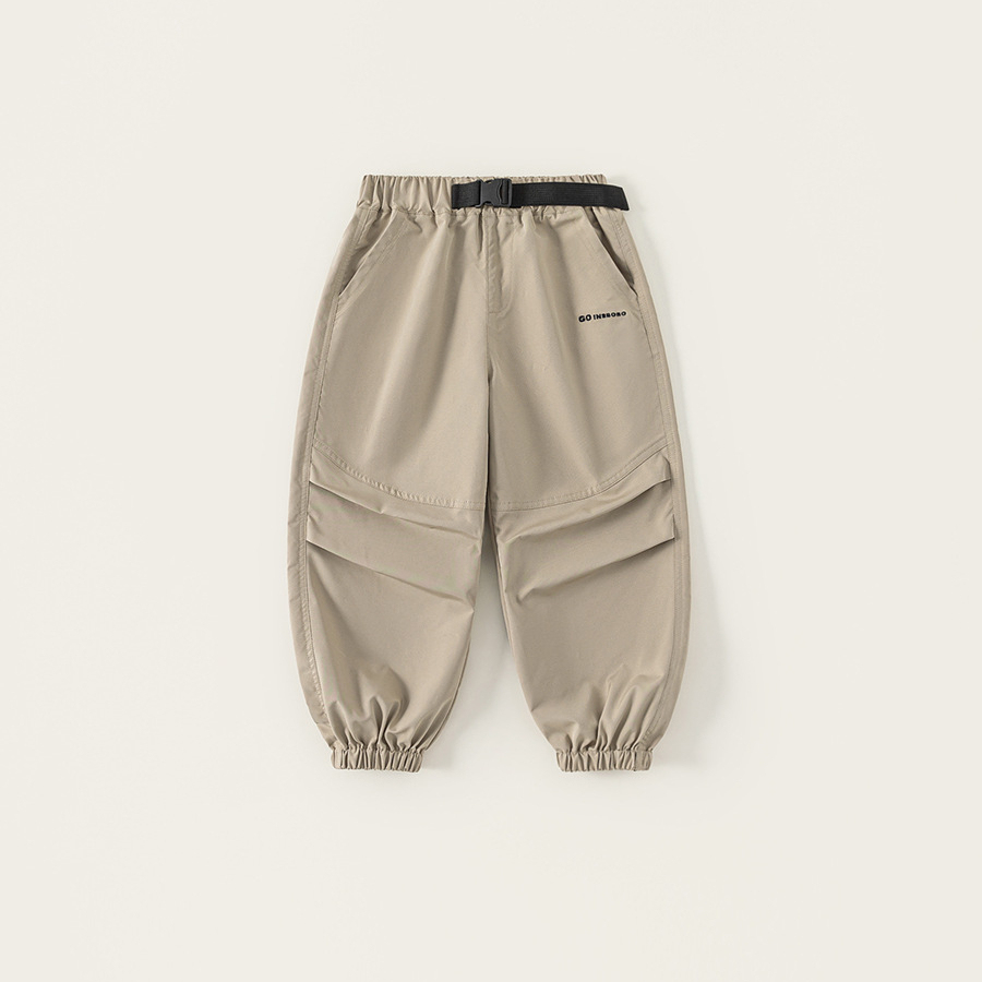 童装儿童长裤秋季裤子中大童休闲裤纯色束脚裤男童工装裤潮