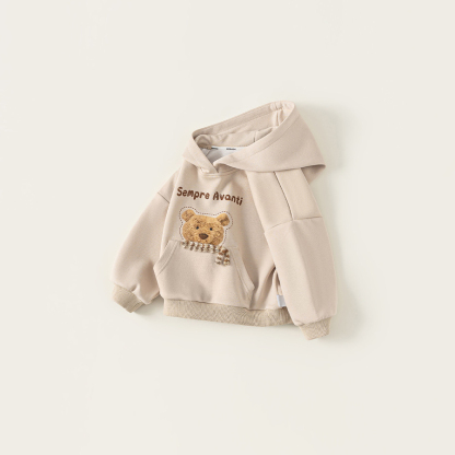 童裝秋季新品兒童上衣中小童衣服秋裝長袖男童連帽衛衣