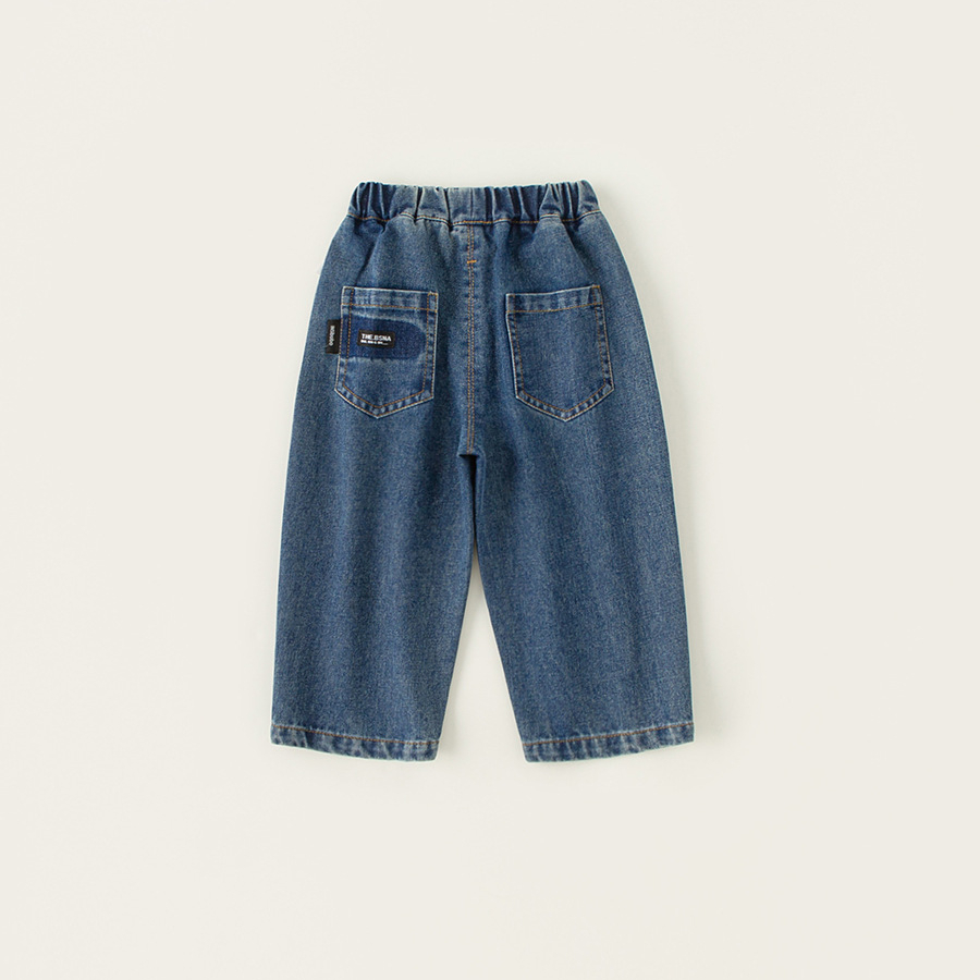 童裝兒童春裝牛仔褲新款男童褲子中小童洋氣百搭休閒長褲