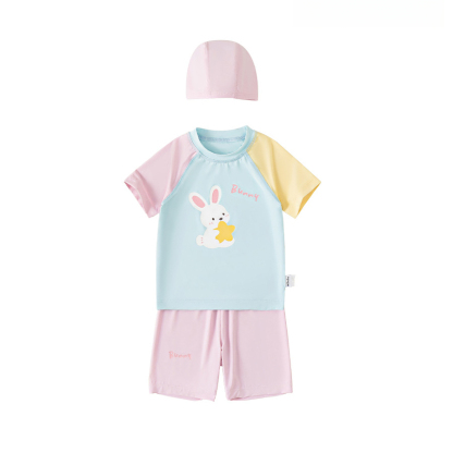 童裝兒童套裝夏季衣服可愛撞色女童無袖背心休閒薄款男童兩件