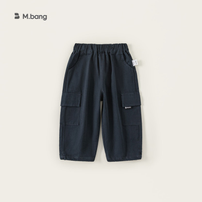 童裝女童褲子春秋季新款男童工裝褲秋裝兒童休閒褲子長褲潮