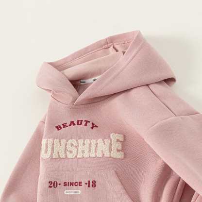 童裝秋季新款兒童上衣女寶寶衣服秋裝長袖女童連帽衛衣