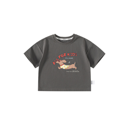 童裝男孩子夏款新品兒童上衣薄款男童短袖T恤圓領寶寶童裝