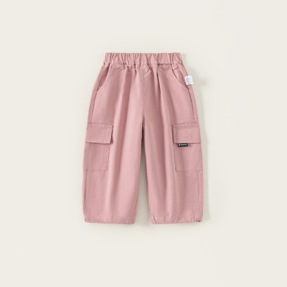 童裝女童褲子春秋季新款男童工裝褲秋裝兒童休閒褲子長褲潮