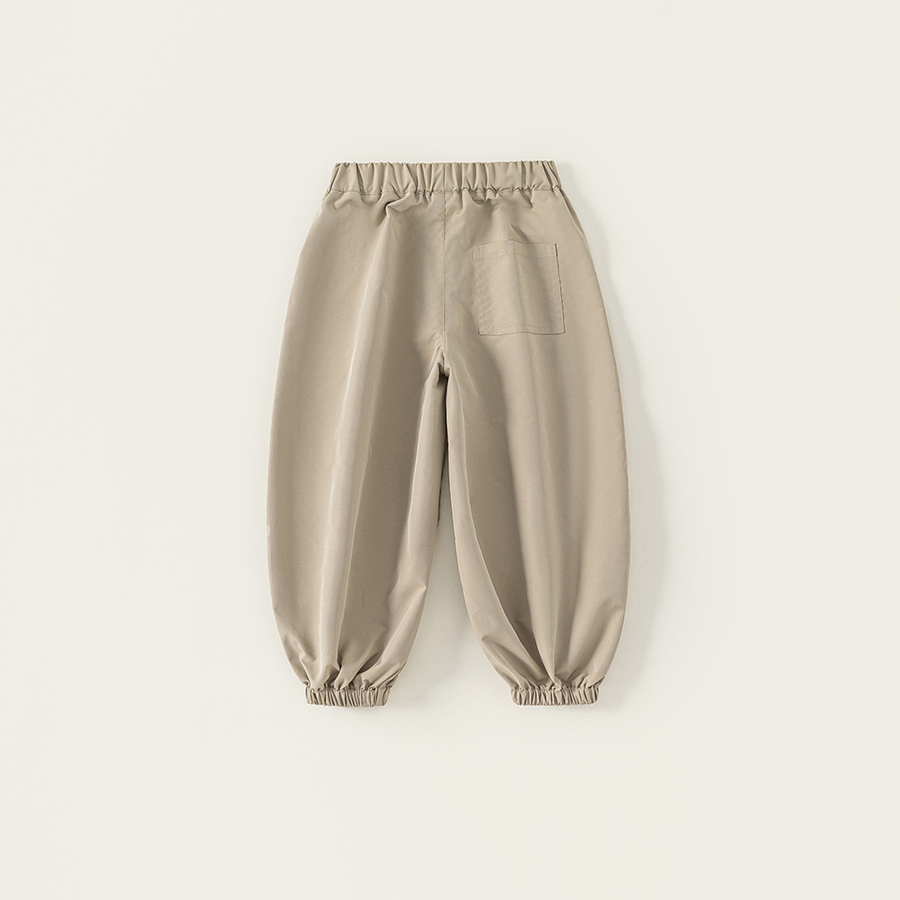 童装儿童长裤秋季裤子中大童休闲裤纯色束脚裤男童工装裤潮