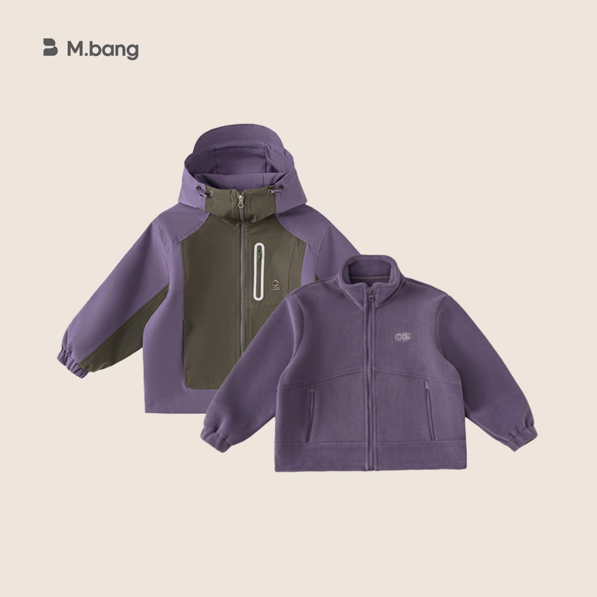 童裝冬裝保暖男童加絨加厚休閒上衣冬季兒童雙面奧粒絨外套