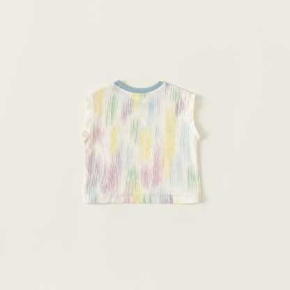 童裝男童背心夏裝2025夏季新款兒童無袖T恤字母上衣